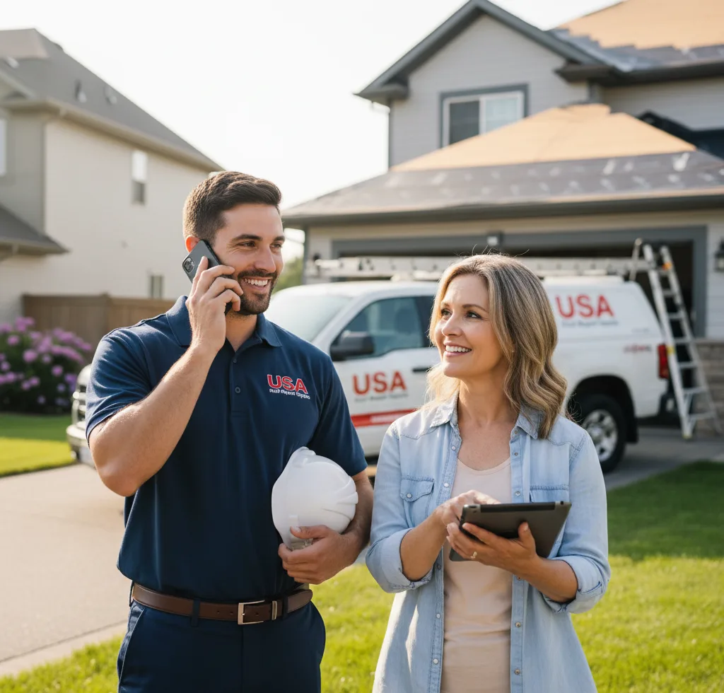 USA Roof Repair Experts customer support in Columbia